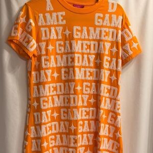 QUEEN OF SPARKLES Orange Gameday T-Shirt